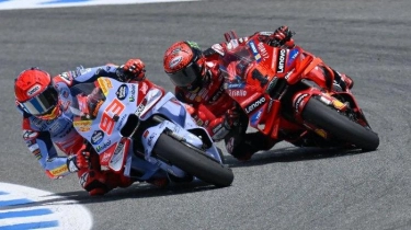 Hasil Sprint Race MotoGP Austria 2024: Bagnaia Tercepat, Martin Kedua, Marquez Crash Susul sang Adik