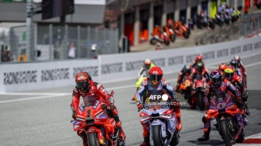 Hasil MotoGP Austria 2024: Pecco Hattrick Juara, Epic Comeback Marquez di Markas KTM