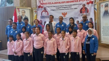 Raden Isnanta Lepas Timnas Pelajar BLiSPI Indonesia U-12 Berlaga di Universal Youth Cup China