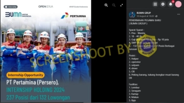 Waspada! Penipuan Lowongan Kerja Berkedok Rekrutmen Pertamina Kembali Beredar di Media Sosial