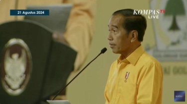 Jokowi di Munas Golkar: Saya Kalau Melihat Pohon Beringin, Bawaannya Adem Gitu