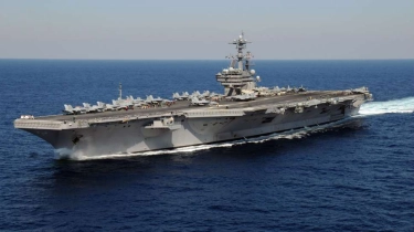 USS Abraham Lincoln Tiba di Timur Tegah, Dua Kapal Induk Nuklir AS Siap Hadapi Ancaman Iran