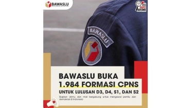 Gaji CPNS Bawaslu 2024 Tertinggi Rp7.061.518 dan Terendah Rp5.566.320