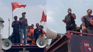 Ikut Demo, Reza Rahadian Sebut Negara Bukan Milik Keluarga Tertentu, Komika Abdel Teriak Yel-yel