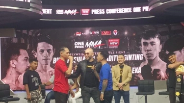 Kaisar Kumis Janji Gulung Ferdian Paleka Sampai Bonyok di Oktagon One Pride MMA 81