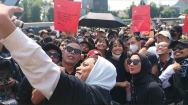 Komika Arie Kriting hingga Cing Abdel Hadir di DPR Ikut Demo Tolak RUU Pilkada Hari Ini