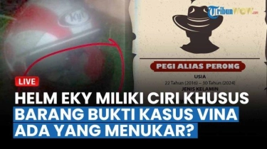 LIVE Ciri Khusus Helm Eky Buat Pihak Rudiana Gelagapan, Barang Bukti Kasus Vina Ditukar?