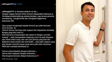 Panen Kritik seusai Unggah soal RUU Pilkada, Raffi Ahmad: Kawal dengan Cara Kita Masing-masing