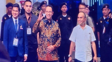 Berkemeja Cokelat, Anies Baswedan Hadiri Pembukaan Kongres III Partai NasDem