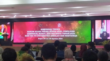 MK dan IKA FH Unand Gelar Bimtek Hukum Acara Perselisihan Hasil Pilkada 2024, Ratusan Peserta Hadir