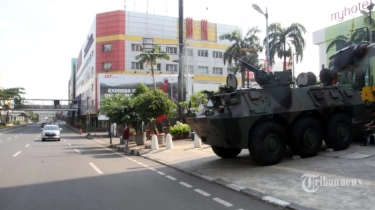 TNI AD Luruskan Video Konvoi Kendaraan Tempur Anoa dan Truk ke Arah Jakarta Tadi Malam