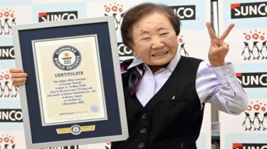 Yasuko Tamaki asal Jepang Usia 92 Tahun Raih Guinness Book of Record sebagai Pekerja Tertua di Dunia