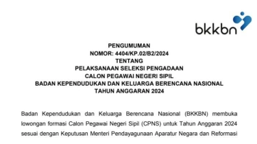 7 Dokumen CPNS BKKBN 2024 dan Link Download Format Surat Lamaran