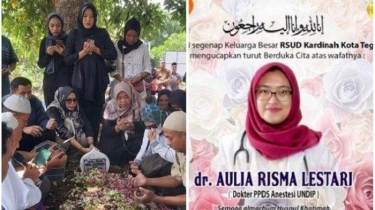 Ayah Susul Dokter Aulia Ke Tempat Peristirahatan Terakhir, Dikebumikan di Samping Makam Putrinya