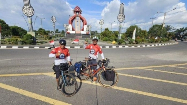 Rayakan HUT RI, Dua Pegowes Ini Tempuh Perjalanan 1.945 Kilometer dari Surabaya ke IKN