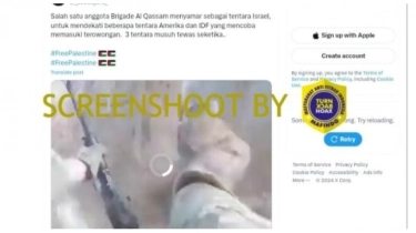 CEK FAKTA: Tentara Palestina Berhasil Bunuh 3 Tentara Israel usai Menyamar, Benarkah?