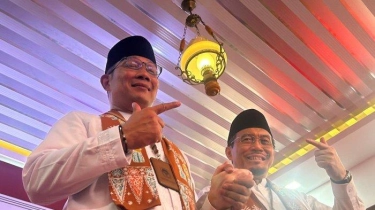 Ridwan Kamil-Suswono Kompak Hindari Tanya Jawab dengan Media Usai Daftar Pilgub Jakarta