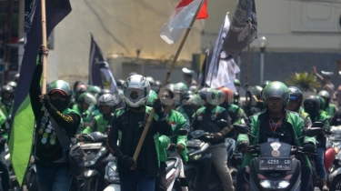 Kompak Mau Geruduk Istana Negara, Ribuan Aparat Dikerahkan Jaga Ketat Demo Massa Ojol-Kurir Hari Ini