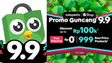 Anti Rugi, Promo 9.9 di Tokopedia Banyak Diskon dan Cashback hingga 90 Persen