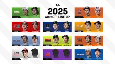 Update Daftar Pembalap MotoGP 2025: Amunisi Ducati Lengkap, Menanti Pramac Yamaha