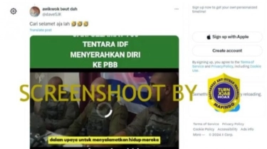 Cek Fakta: Ratusan Tentara IDF Serahkan diri ke PBB, Langsung Dipimpin TNI