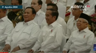 Tiba di Rapimnas Gerindra, Jokowi Disambut Prabowo dan Jajaran Partai