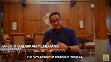 Anies Baswedan Bersyukur Ditakdirkan 'Tikung' Jokowi Terima Tongkat Pusaka Pangeran Diponegoro dari Belanda