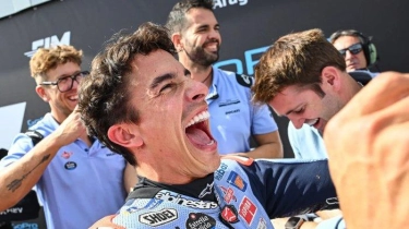 Hasil MotoGP Aragon 2024: Marc Marquez Juara, Pecco Bagnaia Crash, Martin Podium