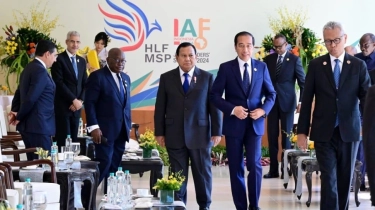 Ada Prabowo, Jokowi Singgung Hal Ini saat Pembukaan HLF MSP & IAF Ke-2 Joint Leaders Session 2024