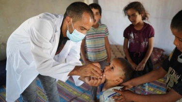 Kementerian Kesehatan Gaza: Lebih dari 72.000 Anak Terima Vaksin Polio di Hari Pertama Kampanye