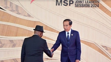 Presiden Jokowi Sambut Para Pemimpin Delegasi Indonesia-Africa Forum di Bali