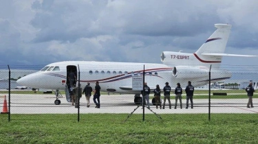 AS Sita Pesawat Jet Pribadi Presiden Venezuela Dassault Falcon 900EX di Republik Dominika