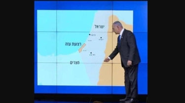 Netanyahu Gunakan Peta Israel Tanpa Tepi Barat, Pasukan Israel Perluas Operasi di Jenin, Usir Warga