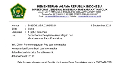 Protes Azan Magrib Disiarkan Lewat Running Teks saat Kunjungan Paus Fransiskus, FPI: Rezim Ini Terjangkit Islamofobia