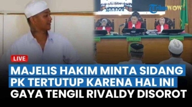 LIVE Majelis Hakim Sempat Minta Sidang PK Kasus Vina Digelar Tertutup, Gaya Tengil Rifaldy Disorot