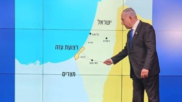 Palestina Kecam Peta Israel Tanpa Tepi Barat: Netanyahu Niat Caplok Wilayah Kami