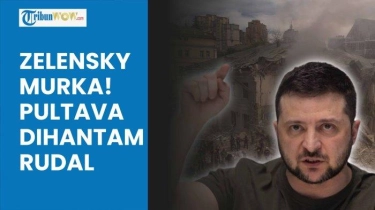 Video Zelensky Murka Besar, Kota Poltava Dihantam Rudal Balistik Rusia, Sirine Terus Menyala