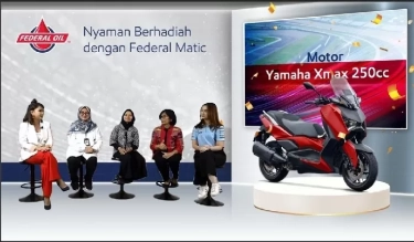 Lama Ditunggu, Federal Oil Umumkan Pemenang Yamaha XMax dan Lainnya