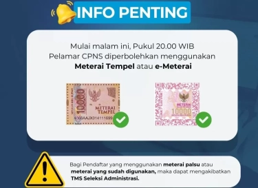 Menteri PANRB Buka Suara Soal Potensi Pelamar CPNS 2024 Dirugikan Problem e-Meterai, Singgung Perpanjangan Masa Pendaftaran