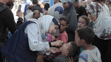 Kampanye Vaksinasi Polio Tahap Kedua Terhambat, Israel Blokir Akses Medis di Khan Younis