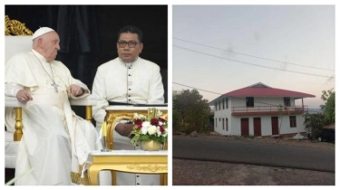 Rumah Sederhana Penerjemah Paus Fransiskus di Ujung Flores NTT, Dindingnya Masih Terbuat dari Papan