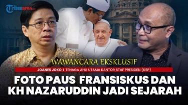 VIDEO WAWANCARA EKSKLUSIF Merinding Lihat Pertemuan Paus Fransiskus dan Imam Besar Istiqlal