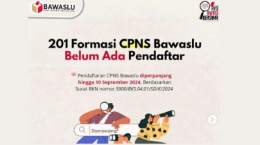 201 Formasi CPNS Bawaslu 2024 Sepi Peminat, Cek Daftar dan Syaratnya