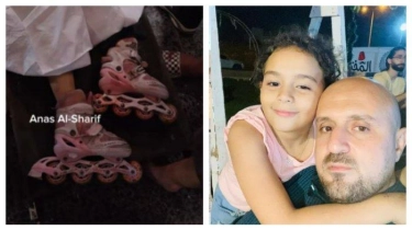 Viral Bocah Palestina dengan Sepatu Roda Pink, Tewas Terkena Serangan Udara Israel