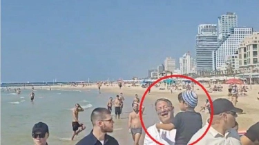 Ben-Gvir Diamuk Massa dan Diusir dari Pantai Tel Aviv, Diteriaki Pembunuh tapi Masih Senyam-senyum