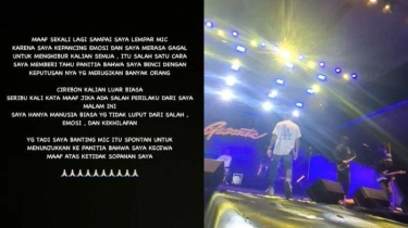 Emosi Konsernya Dihentikan hingga Lempar Mic, Gilga Sahid: Saya Merasa Gagal Menghibur Kalian