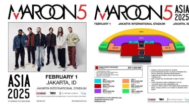 Link Beli Tiket Konser Maroon 5, Dijual Mulai 24 September 2024