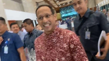 Nadiem Makarim Bungkam soal Kritik Jusuf Kalla yang Sebut Tak Pernah Ngantor