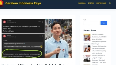 Heboh! Website Gerindra Muat Artikel Fufufafa Hina Prabowo, Taktik Adu Domba?