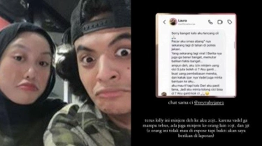 Viral Chat Lolly Pinjam Uang demi Bebaskan Vadel Badjideh saat Dulu Dibui karena Pengeroyokan TNI